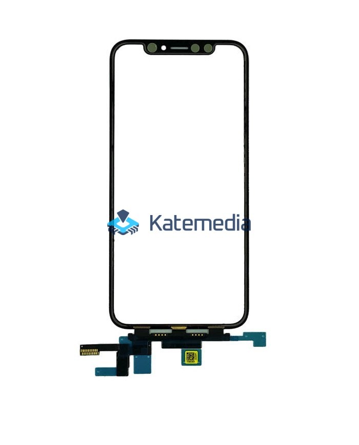 Glass with touch plate for iPhone XS