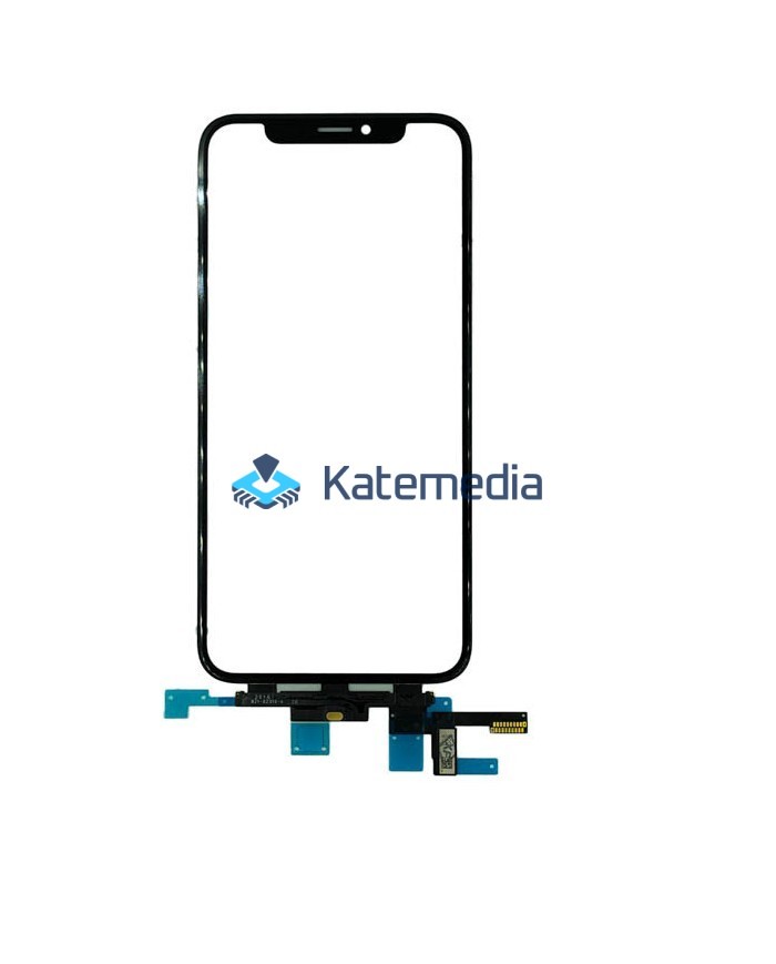 Glass with touch plate for iPhone XS