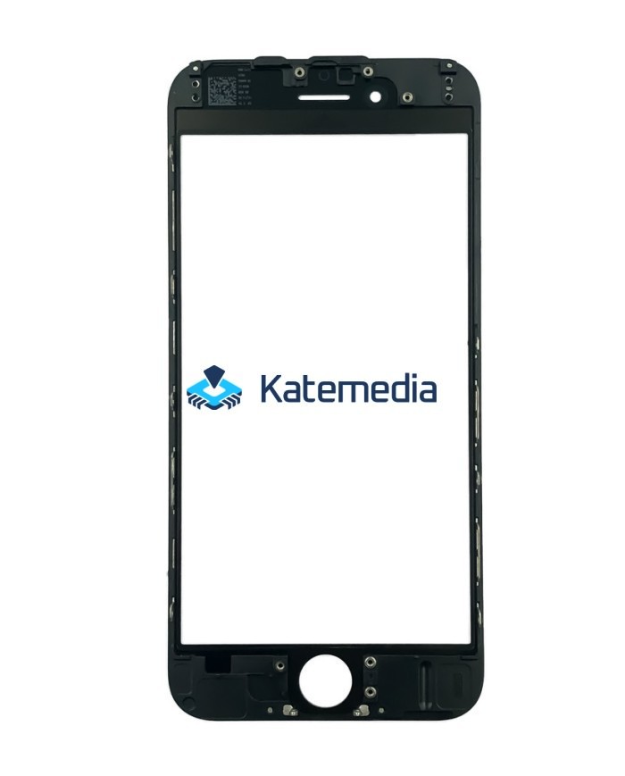 Szyba z ramką + klej OCA do iPhone 6 Czarna