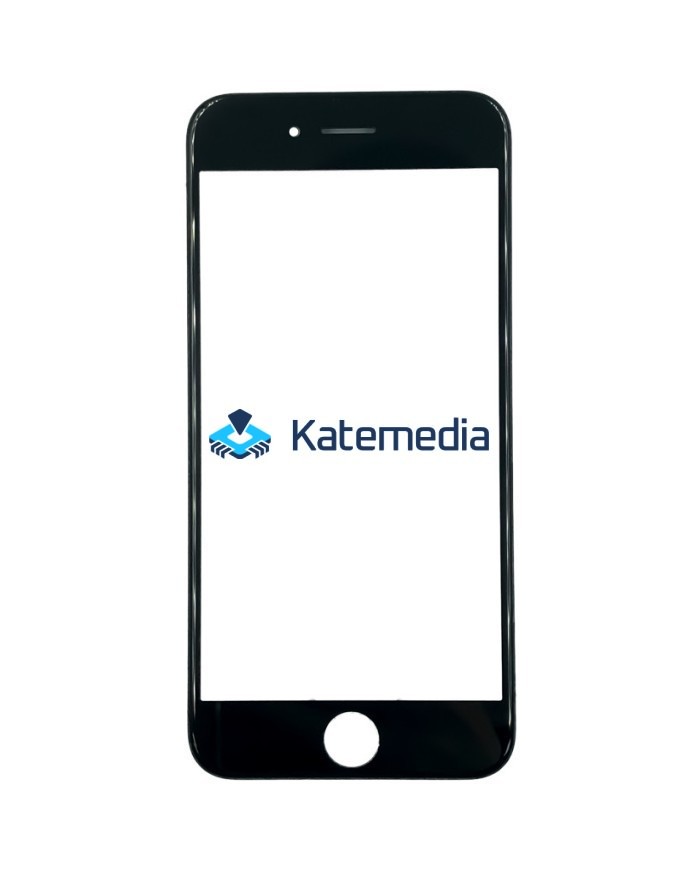 Glass with frame + OCA glue for iPhone 6 Black