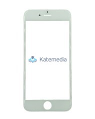Glass with frame + OCA glue for iPhone 6s White