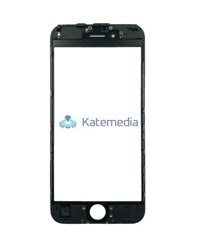 Szyba z ramką + klej OCA do iPhone 6s Czarna