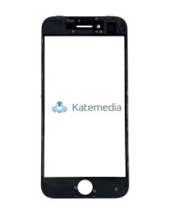 Glass with frame + OCA glue for iPhone 7 Black