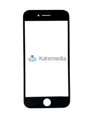 Glass with frame + OCA glue for iPhone 7 Black