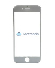 Glass with frame + OCA glue for iPhone 8 White