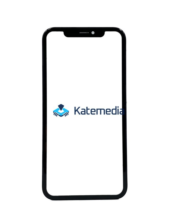 Glass with frame + OCA glue for iPhone XR