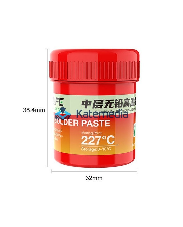 Pasta Lutownicza RELIFE RL-406 High Temp 227°C