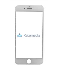 Glass With Frame + OCA Glue For IPhone 7+ White