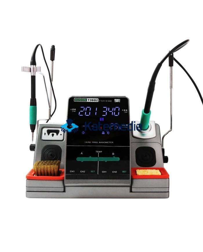 Sugon T3602 double handle soldering station with a JBC Handle