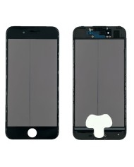 Szyba z ramką polaryzacja do iPhone 7 Czarna