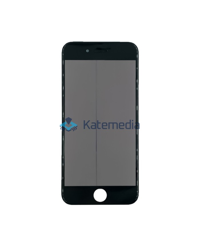 Glass With Frame + Polarizer For IPhone 7 Black