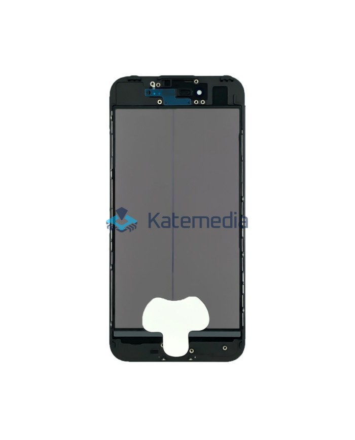 Glass With Frame + Polarizer For IPhone 7 Black