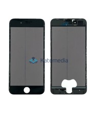 Glass With Frame + Polarizer For IPhone 8+ Czarna