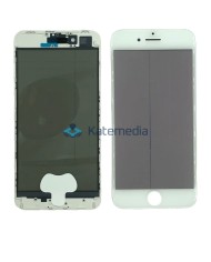 Glass With Frame + Polarizer For IPhone 8+ White