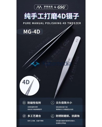 Ultra-thin MG-4D precision tweezers