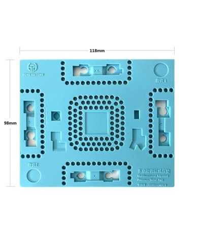 Multifunctional silicone positioning mat