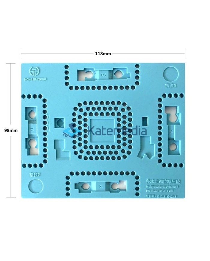 Multifunctional silicone positioning mat