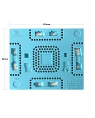 Multifunctional silicone positioning mat