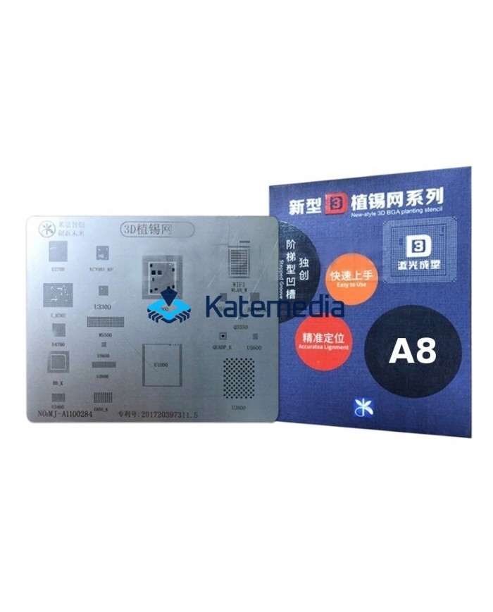 BGA 3D Doublesided STENCIL A8 for iPhone 6 6+