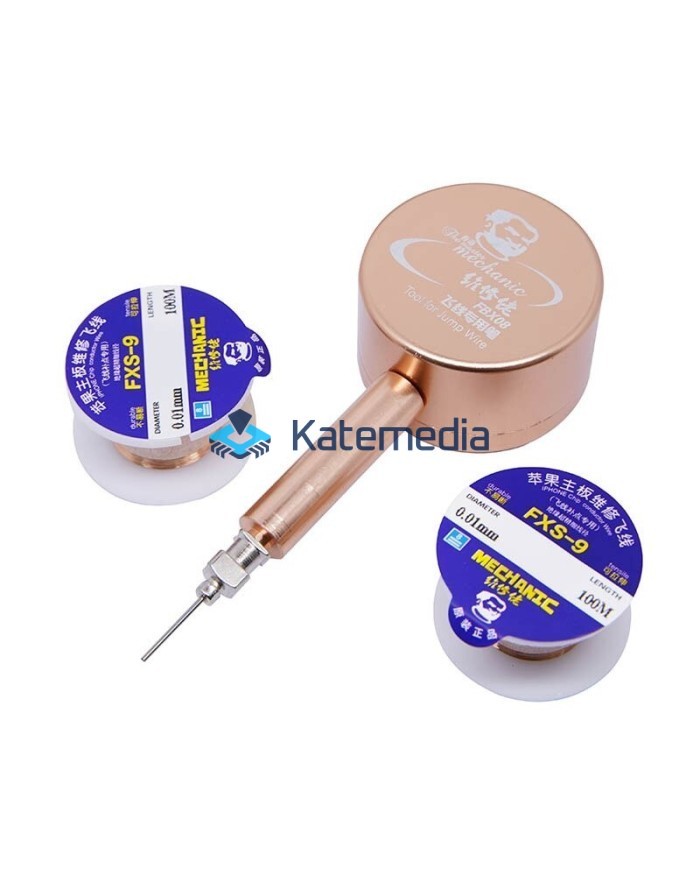 Set dispenser + insulated wire 0.01mm Mechanic