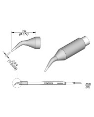 Grot lutownicy JBC C245029 Ostry zakrzywiony
