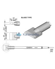 Soldering tip JBC C245914 Cartridge Blade 10 S1