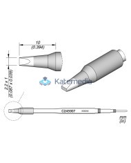 Soldering Tip JBC C245907 Cartridge Chisel 2.2 x 1