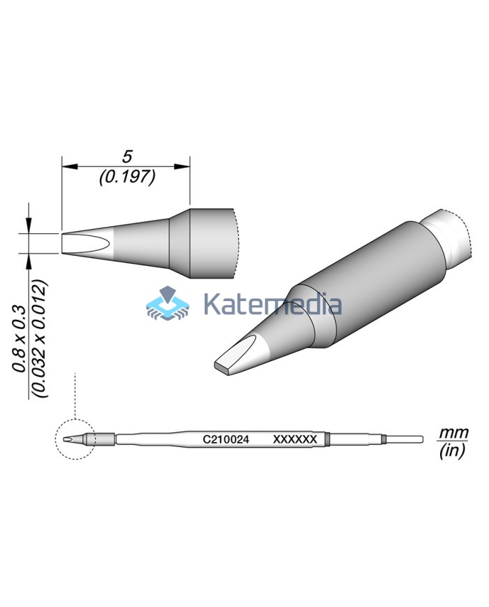Grot lutownicy JBC C210024 Dłuto