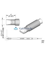 Soldering Tip JBC C210007 Chisel Cartridge 2.3 x 0.7