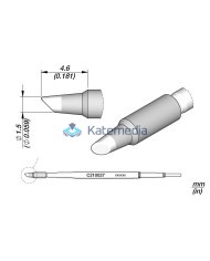 Soldering Tip JBC C210027 Bevel Cartridge Ø 1.5