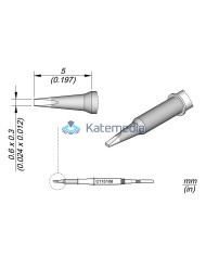 JBC C115108 Soldering Iron Tip Chisel