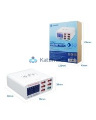 Service charger Sunshine SS-304Q 6xUSB LCD