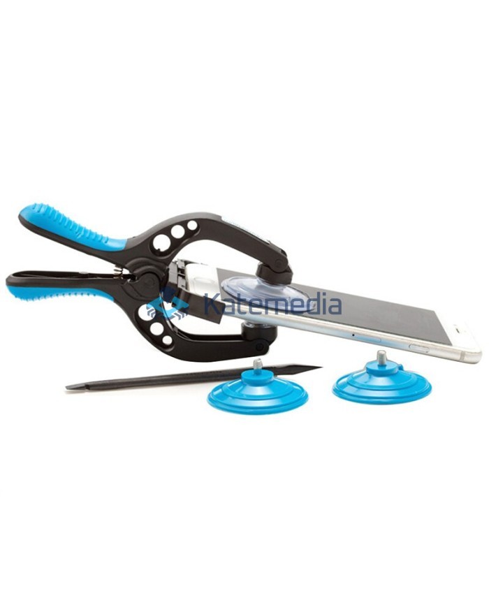 Suction cup opener for GSM LCD phones