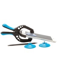 Suction cup opener for GSM LCD phones