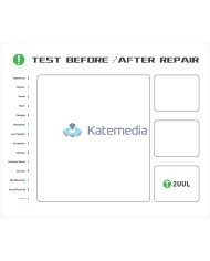 Duża mata magnetyczna z segregacją 2UUL 30x25 cm