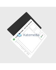 Duża mata magnetyczna z segregacją 2UUL 30x25 cm