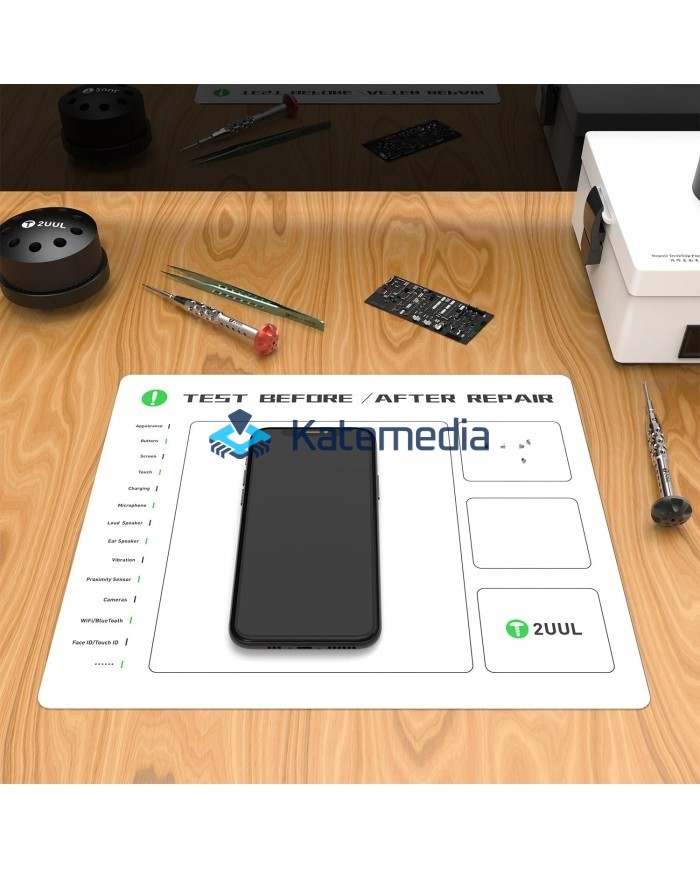 Duża mata magnetyczna z segregacją 2UUL 30x25 cm