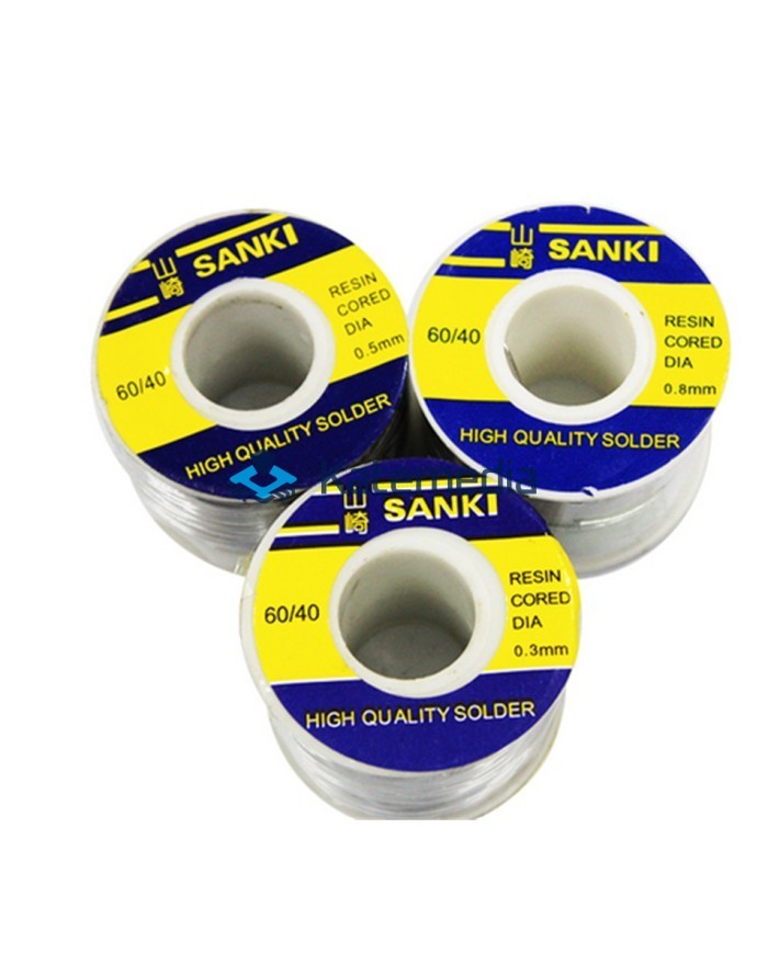 Solder wire Tin Sanki 0.8mm 183°C 250g