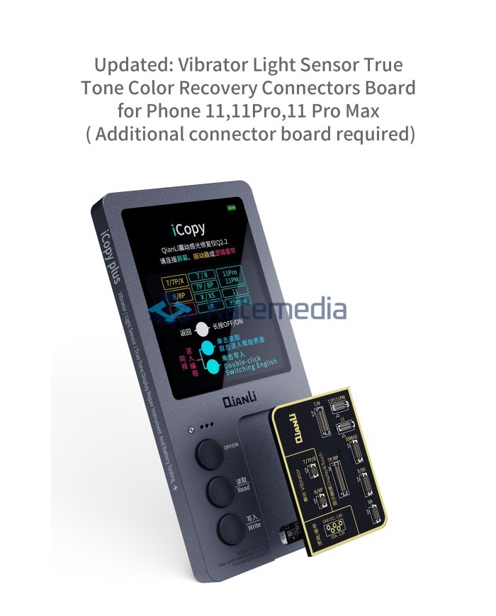 Programator Qianli iCopy Plus 2.2 True Tone / Baterie / Kable