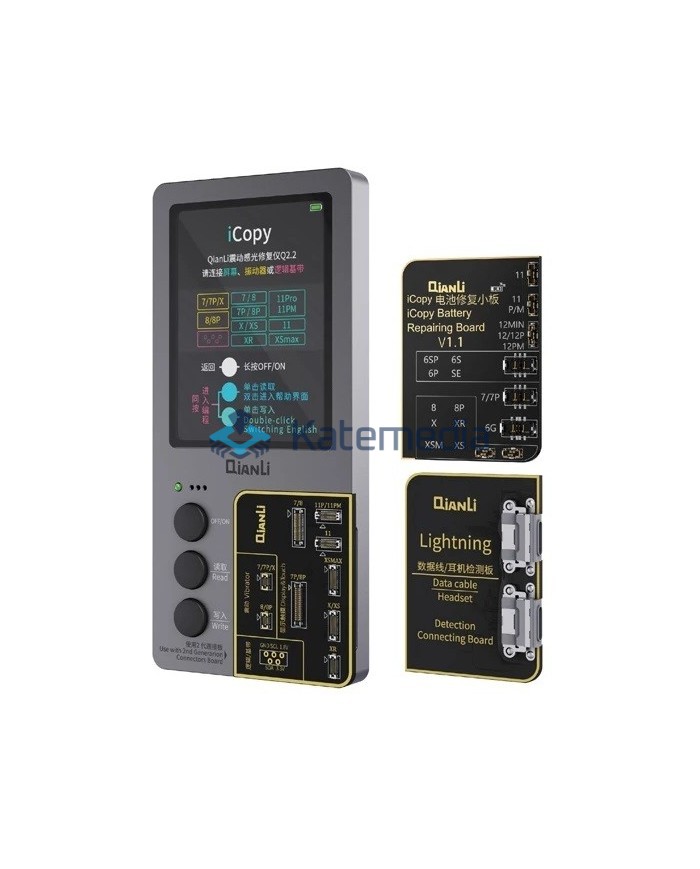 Programator Qianli iCopy Plus 2.2 True Tone / Baterie / Kable