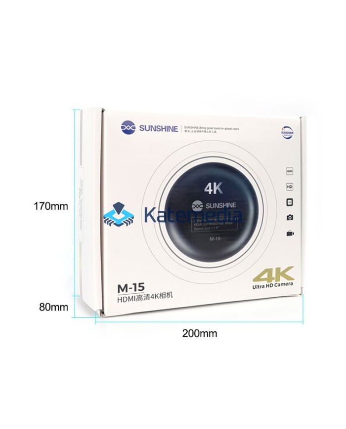 Kamera mikroskopowa SUNSHINE M-15 4K 60FPS HDMI