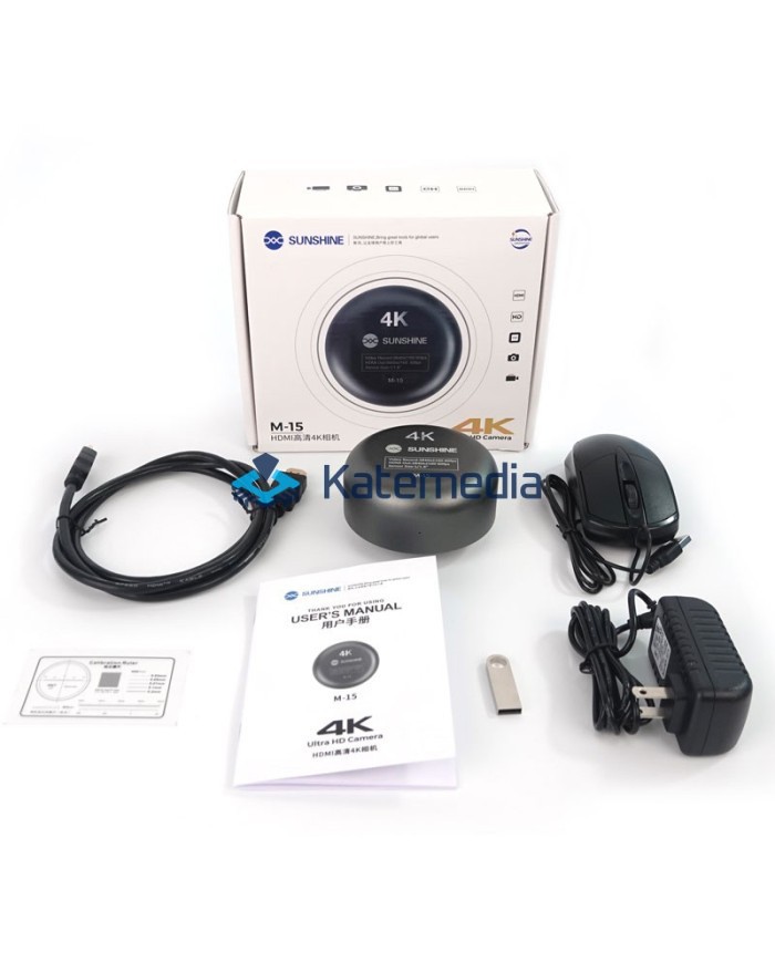 Kamera mikroskopowa SUNSHINE M-15 4K 60FPS HDMI