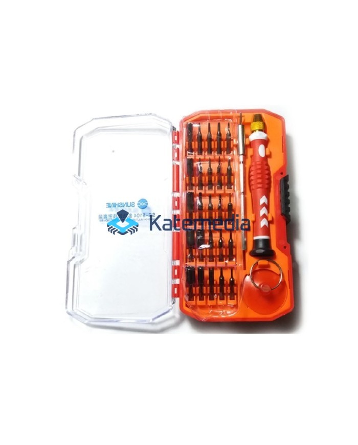 A set of screwdriver tools for repairing phones