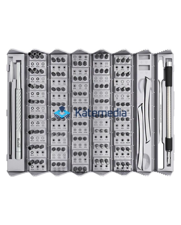 Profesjonalny zestaw wkrętaków precyzyjnych 128w1