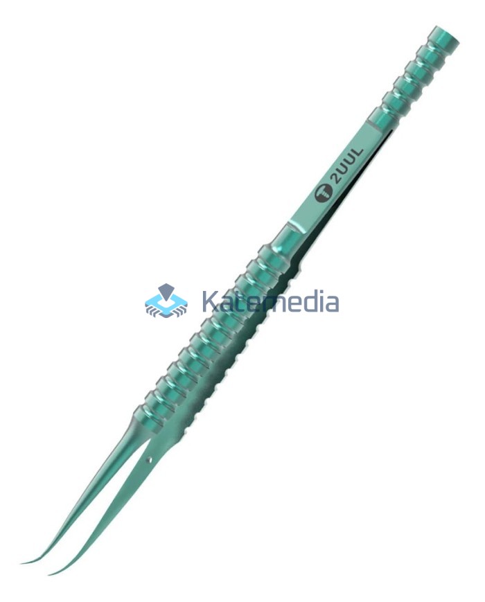 Tweezers 2UUL Titanium Alloy Ultra Thin Curved