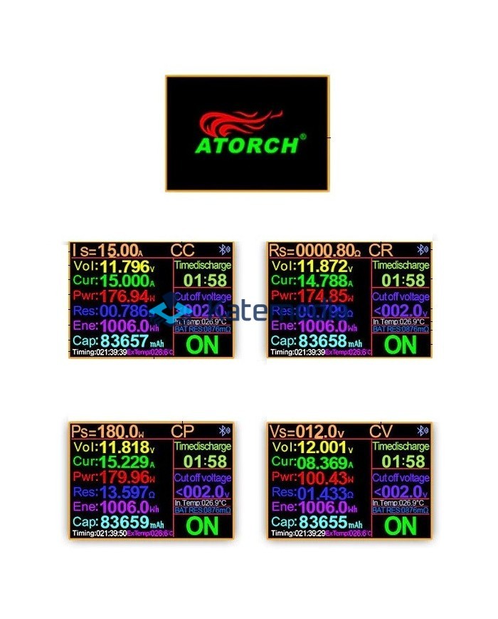 Electronic load Atorch DL24 200V 20A 150W