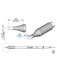 Soldering TIP JBC C245905 Bevel Cartridge Ø 1.5