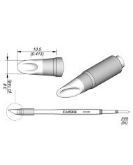 Soldering TIP JBC C245938 Spoon Cartridge Ø 3.8