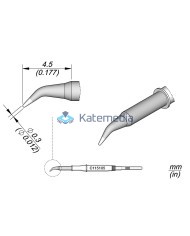 Soldering TIP JBC C115105 Conical Bent Ø 0.3