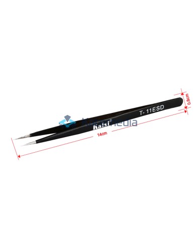 Antistatic Tweezers Kaisi T-11 Straight